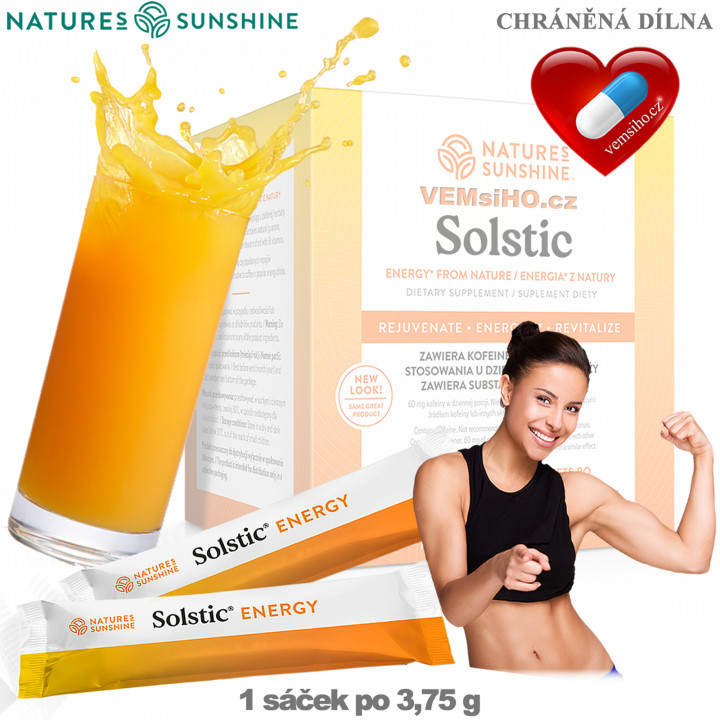 Nature's Sunshine SOLSTIC Energia z prírody | VÝŽIVNÝ ENERGETICKÝ NÁPOJ | 1 sáčok po 3,75 g ❤ VEMsiHO.cz ❤ 100% Prírodné doplnky stravy, kozmetika, esenciálne oleje